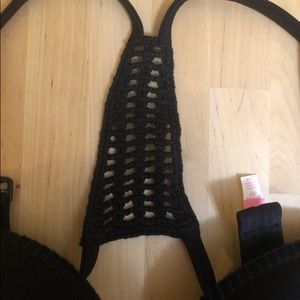 Victoria's Secret Swim - Victoria’s Secret Black Racerback Bikini Top Victoria's Secret Swim - Victoria’s Secret Black Racerback Bikini Top